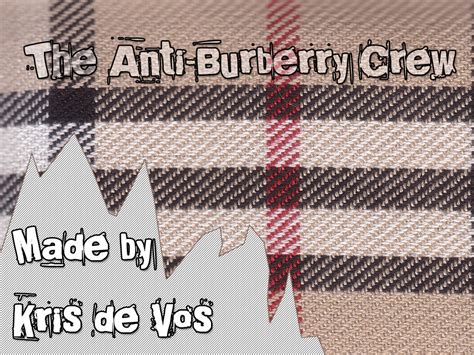 anti burberry